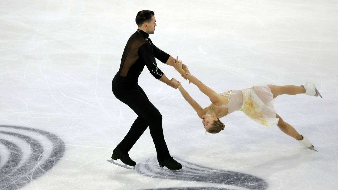 Hase/Volodin feiern Grand-Prix-Sieg