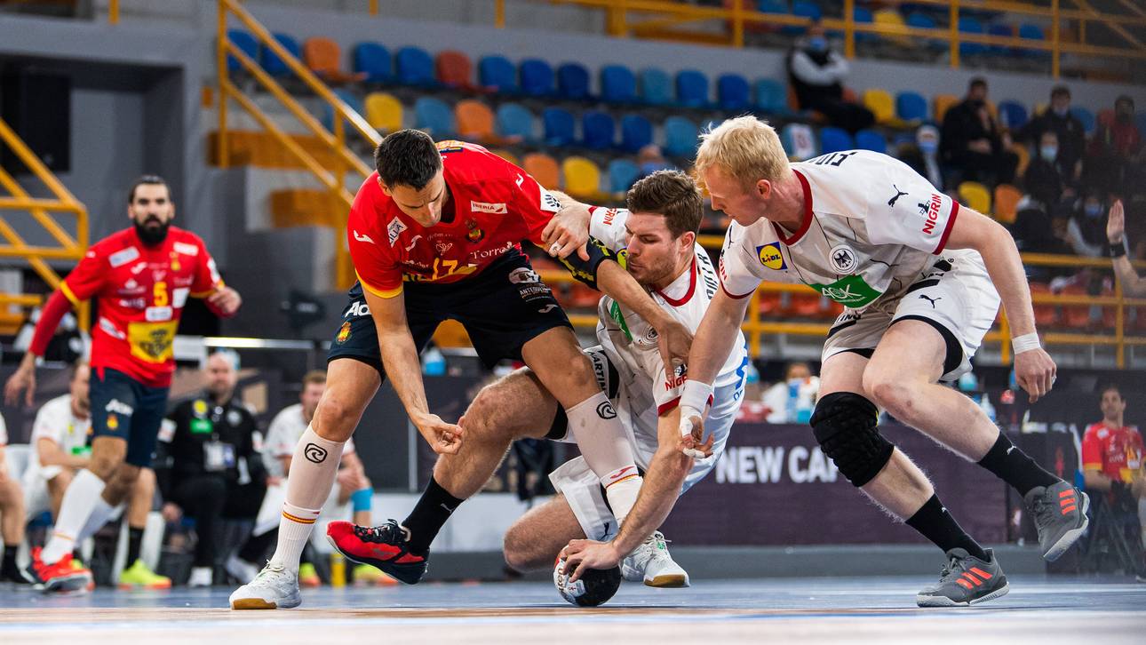 Johannes Golla und Sebastian Firnhaber konnten bei der Pleite gegen Spanien viel lernen