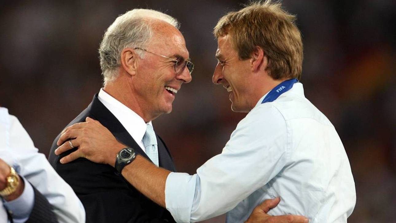 Am Ende konnte OK Präsident Franz Beckenbauer doch zufrieden sein, mit Klinsmann's Leistung