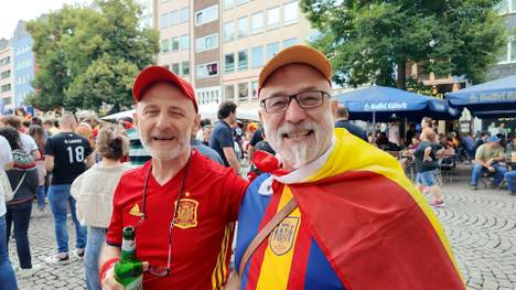 Spanien trifft im Achtelfinale der EM auf Georgien. Beide Fanlager sind überzeugt, dass sie in das Viertelfinale einziehen können und dort auf Deutschland treffen. 