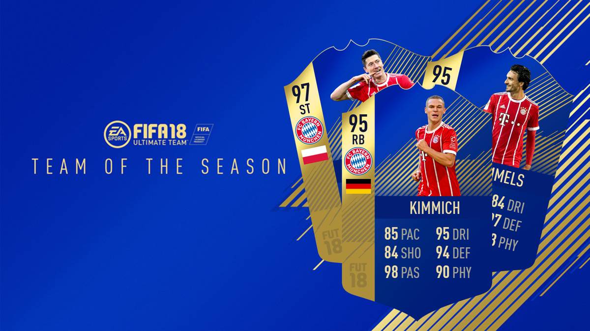 Im Team der Saison landen Spieler, die sich in den Fokus ihrer Liga spielten. In der Bundesliga dominiert der FC Bayern München die Startelf ganz klar. Die Ersatzbank der Buli-Akteure steht noch aus. SPORT1 zeigt, wer es über die Abstimmung ins TOTS geschafft hat