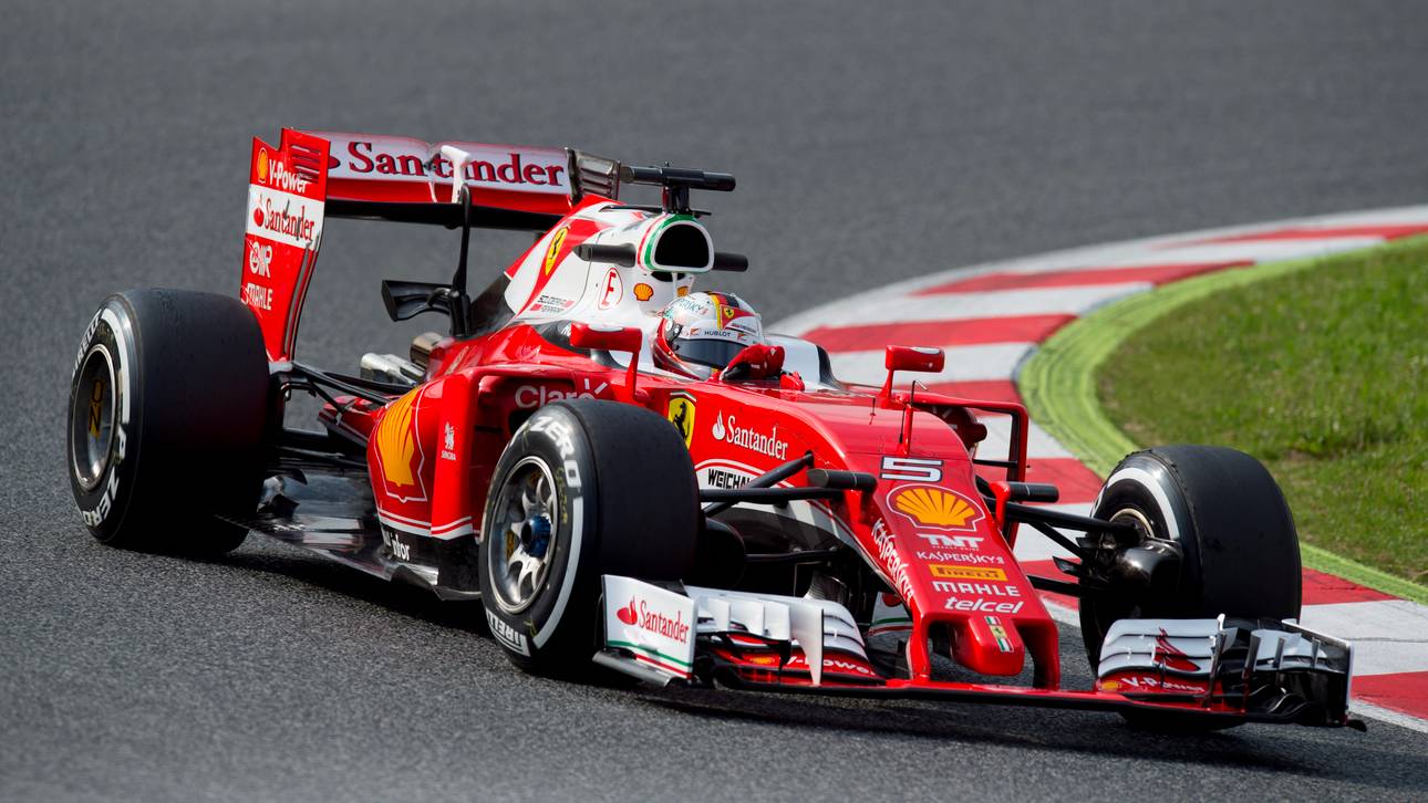 Vettel bei Tests in Spanien vor Rosberg