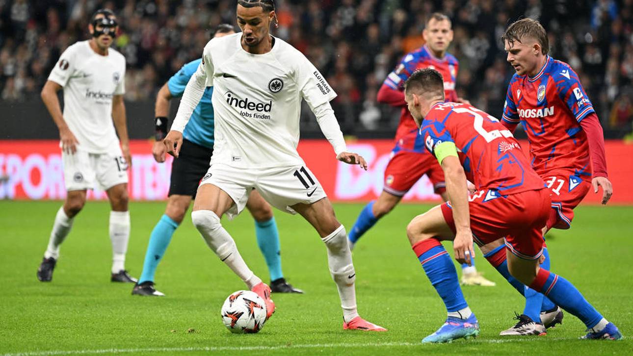 Frankfurt musste sich gegen Pilsen mit einem Remis begnügen