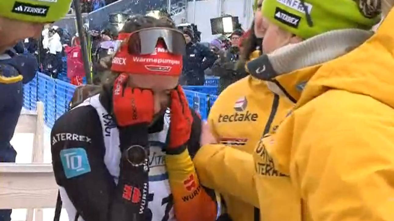 Tränen bei deutschem Biathlon-Ass