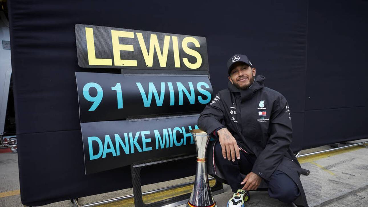 Lewis Hamilton zog am Nürburgring mit Michael Schumacher gleich