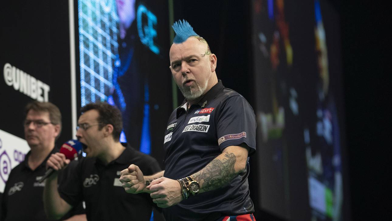 Wohnzimmer-Darts: Wright legt los