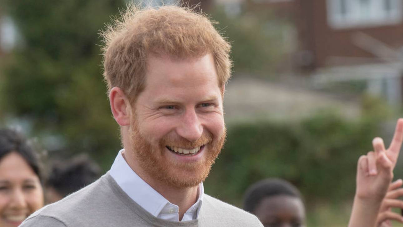 Prinz Harry besucht Rugby-WM-Finale