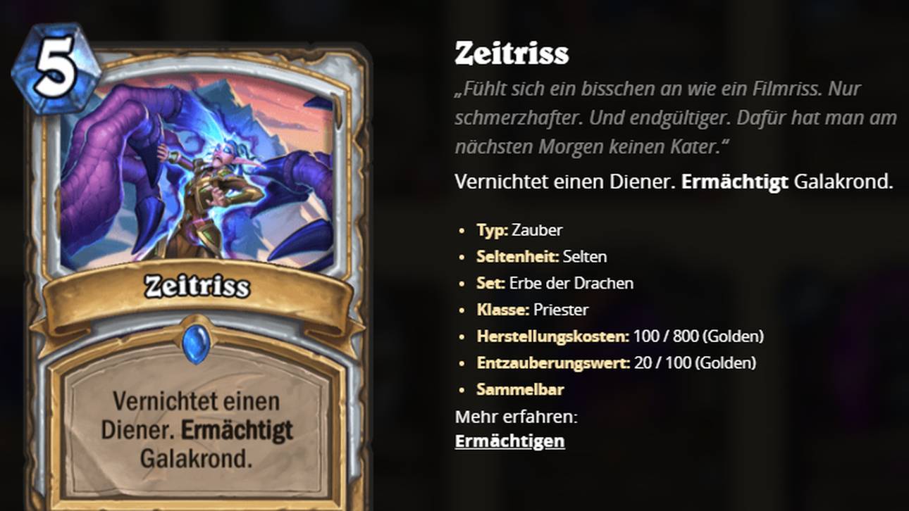 Hearthstone Ermächtigen
