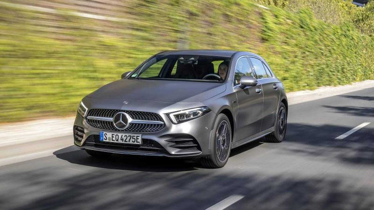 Der Mercedes A250e im Test
