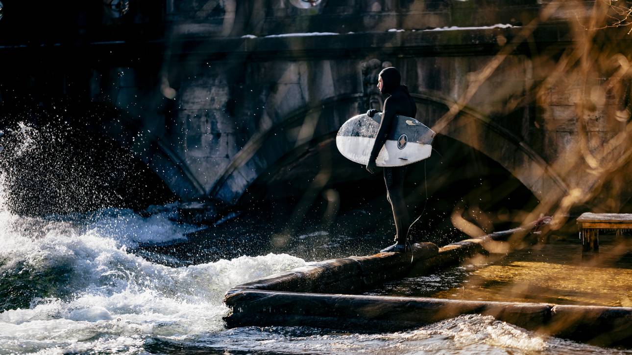 Glücklich ohne Wind und Meer