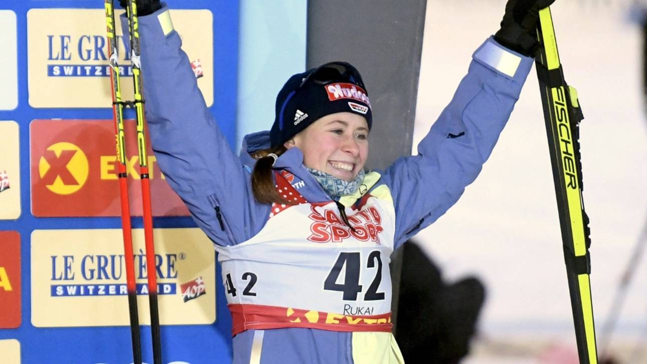 Skilanglauf: Hennig überrascht als Dritte – Bögl löst Olympia-Ticket