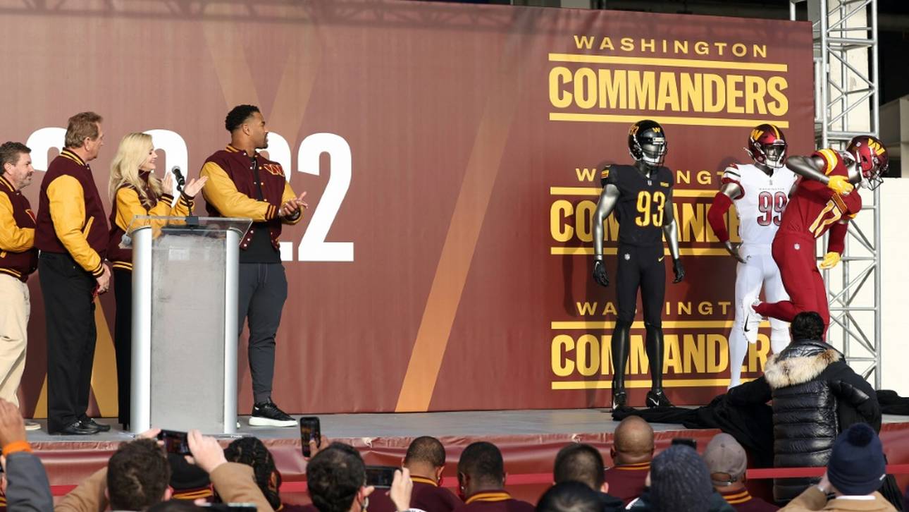 Neuer Name für das Washington Football Team: Ehemalige Redskins nun Commanders