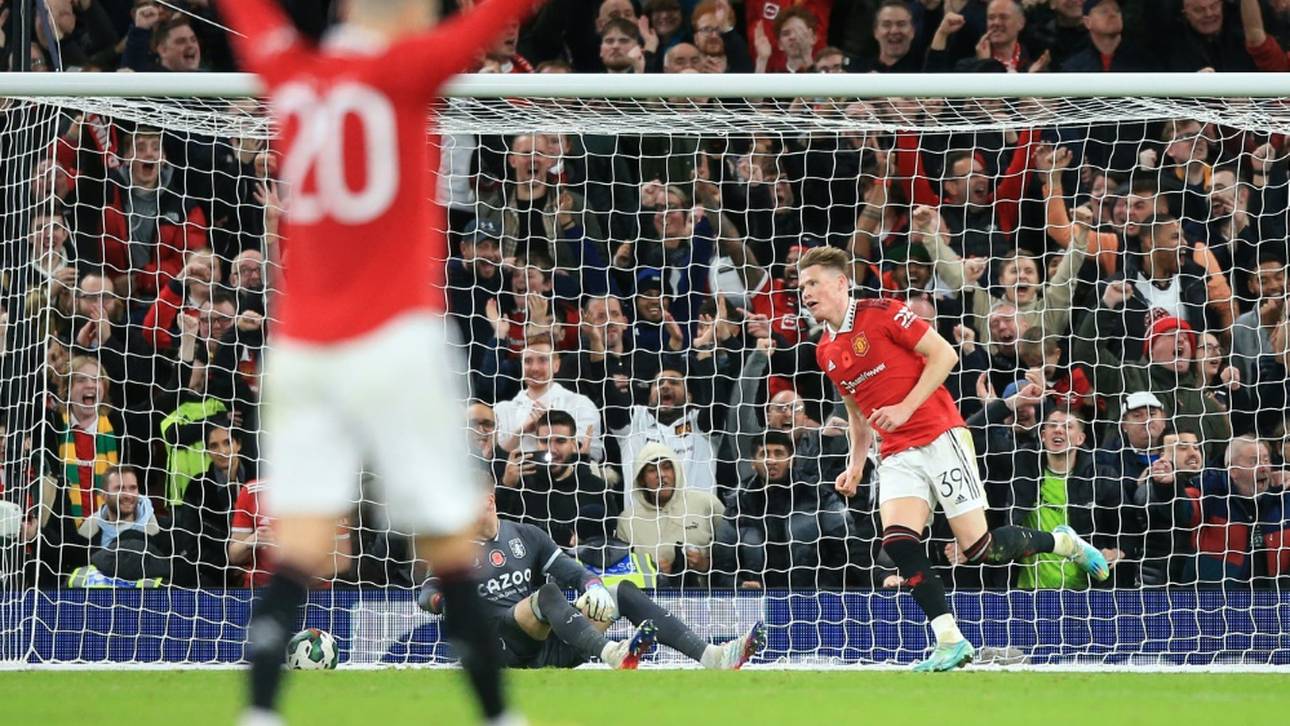 Ohne Ronaldo: United im Achtelfinale