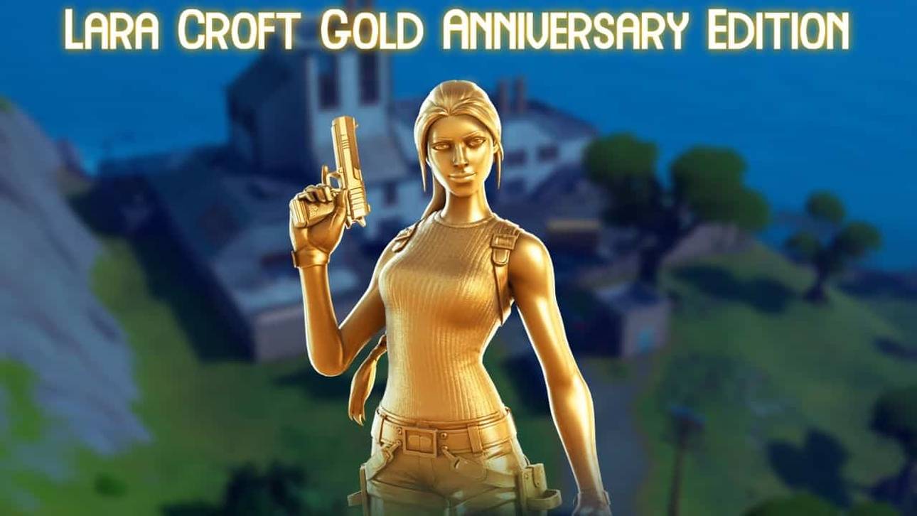 Fortnite: Die vergoldete Lara Croft
