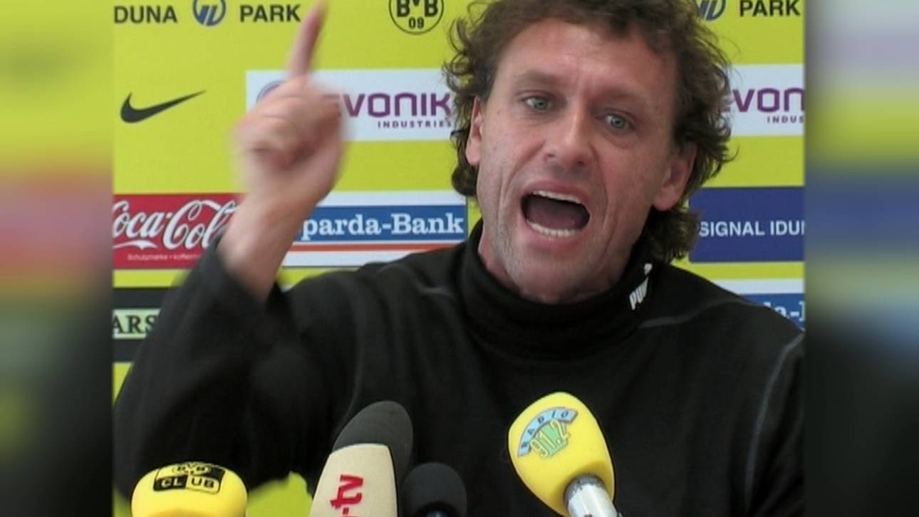 "Alles nur Bla Bla Bla": Die PK von Thomas Doll im April 2008 gehört zu den legendären Wutreden in der Bundesliga-Geschichte