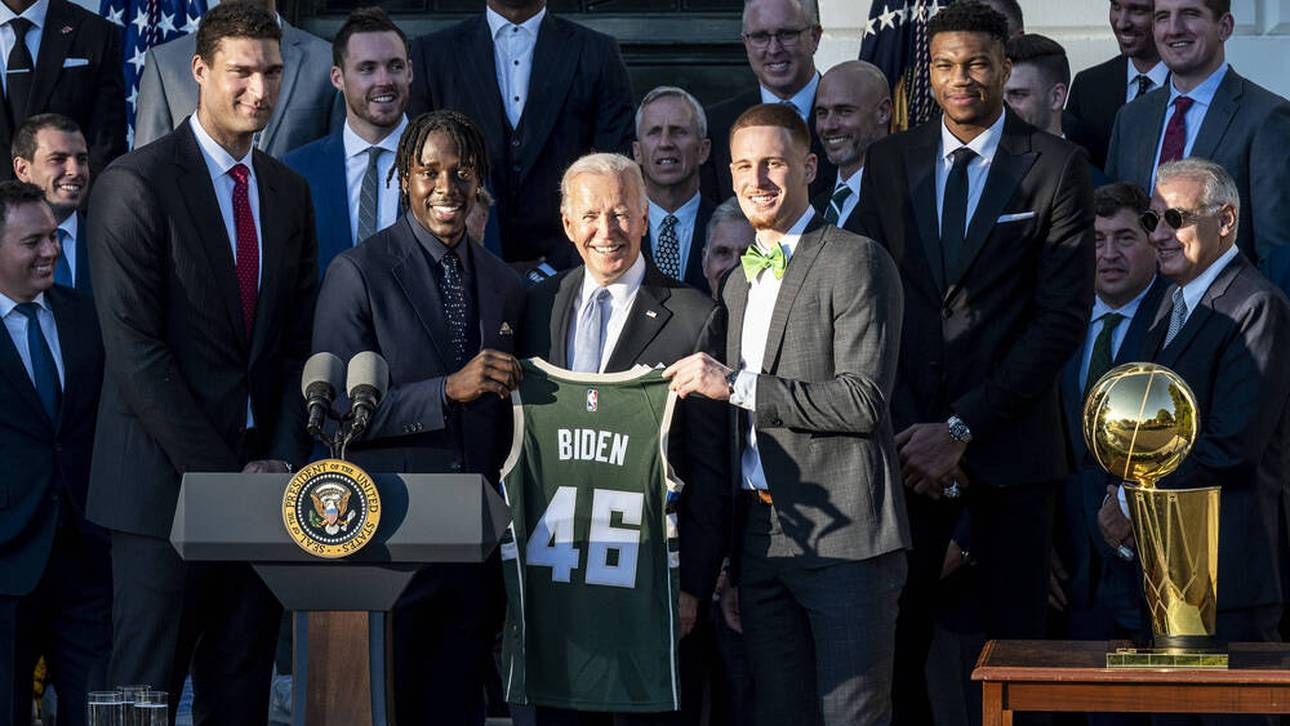 Bucks im Weißen Haus empfangen