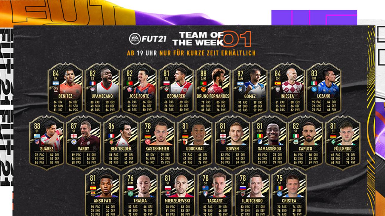 FIFA21: TOTW #1 mit 5x Bundesliga