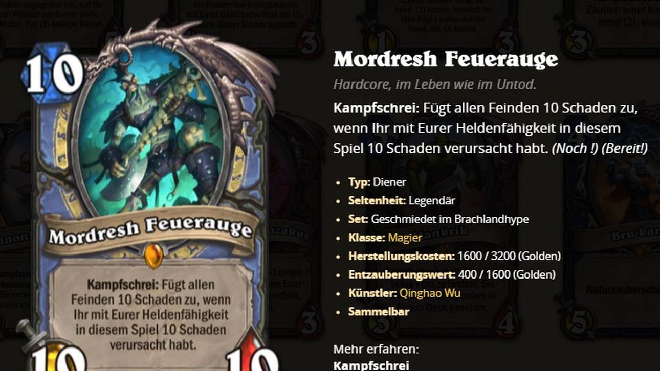 Mordresh Feuerauge im Detail