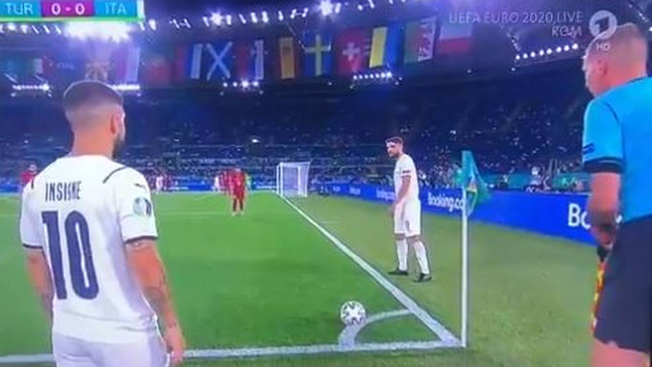 Irre Fehlentscheidung nach Eckball