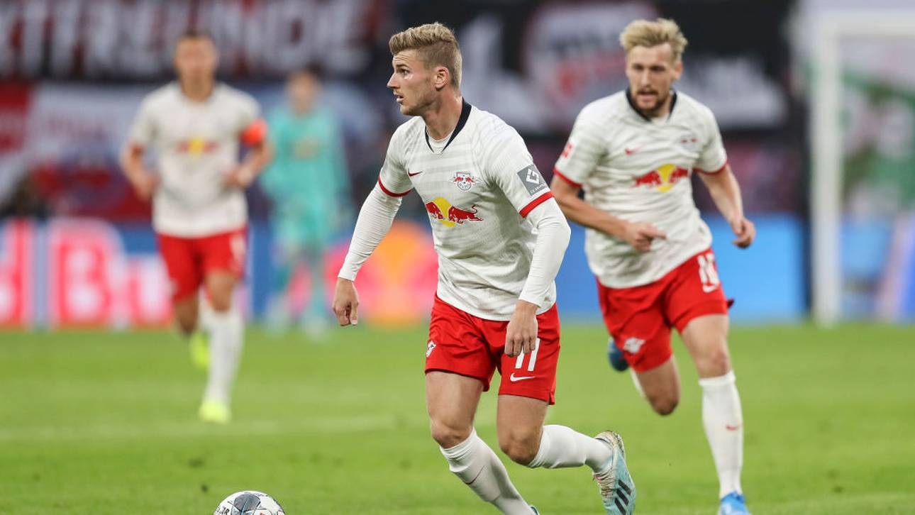 RB stürmt mit Poulsen und Werner