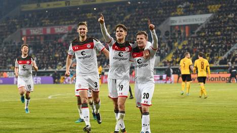 Der FC St. Pauli kletterte dank des Sieges auf Rang acht