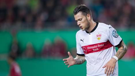 Daniel Ginczek steuerte zwei Tore zum Sieg des VfB Stuttgart bei