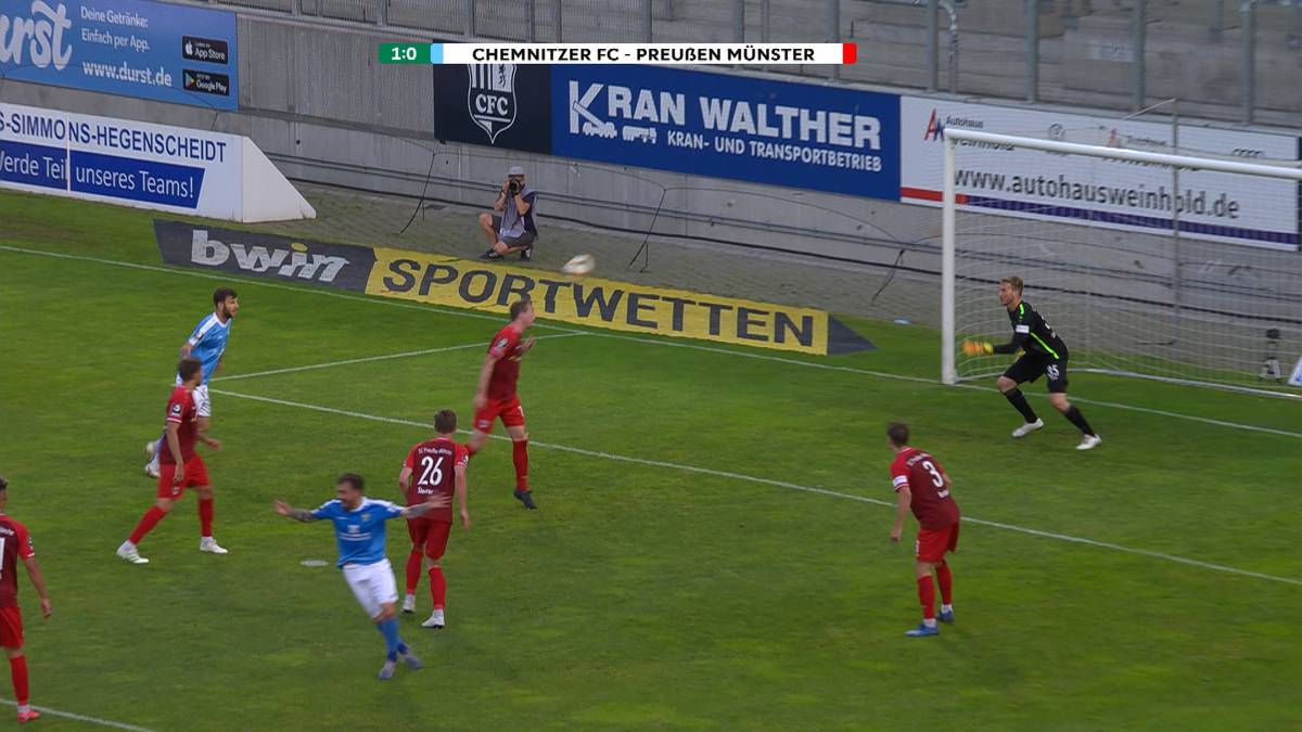 Chemnitzer FC - Preußen Münster (1:0): Tore und Highlights | 3. Liga