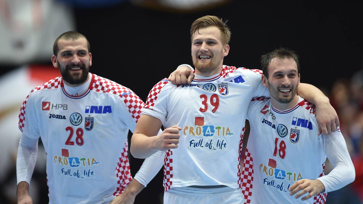 PLATZ 2 - KROATIEN (Hauptrunden-Gruppe I): Die Kroaten spielen eine beeindruckende Weltmeisterschaft. Die Mannschaft gewann alle Vorrundenspiele. Mit dem Sieg gegen Spanien (23:19) behaupteten sie die Vormachtstellung in Gruppe B und gelten nun als großer Mitfavorit auf den Titel