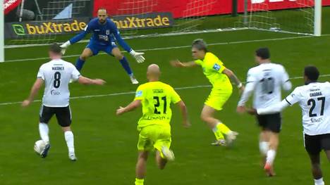 Die Highlights der Partie SC Verl - SSV Ulm aus der 3. Liga im Video.