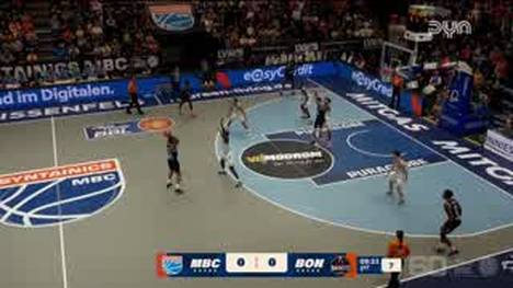 Spiel Highlights zu SYNTAINICS MBC - Telekom Baskets Bonn