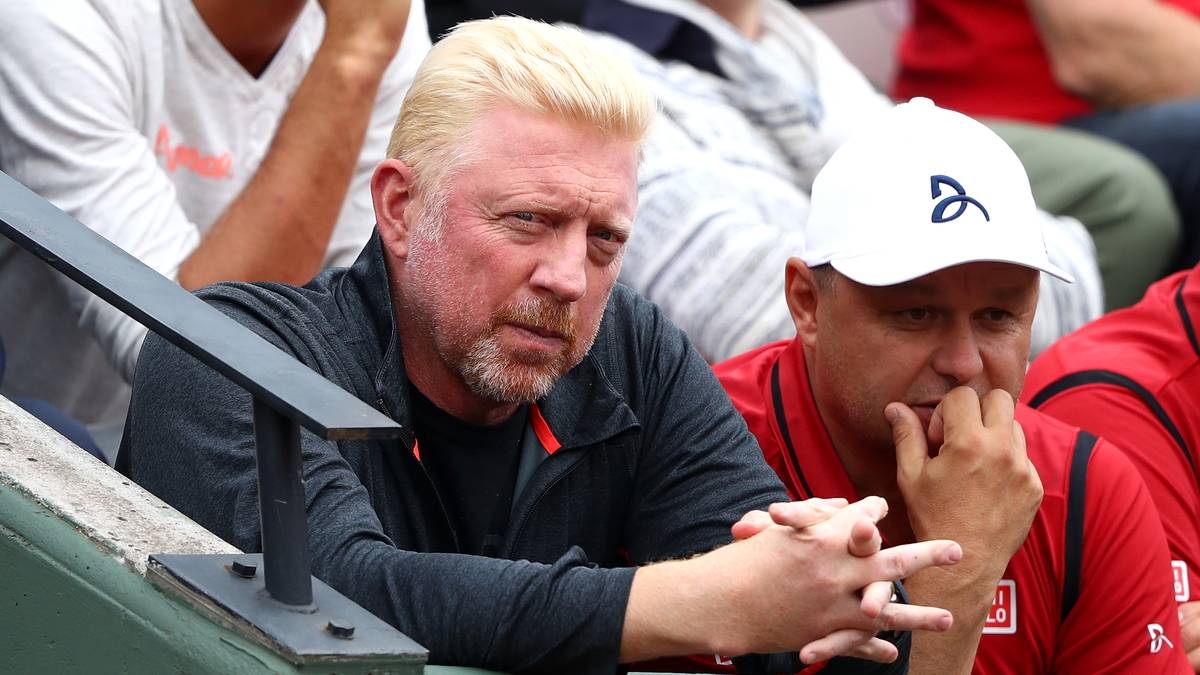 Boris Becker ist nicht angetan vom Spiel seines Schützlings Novak Djokovic
