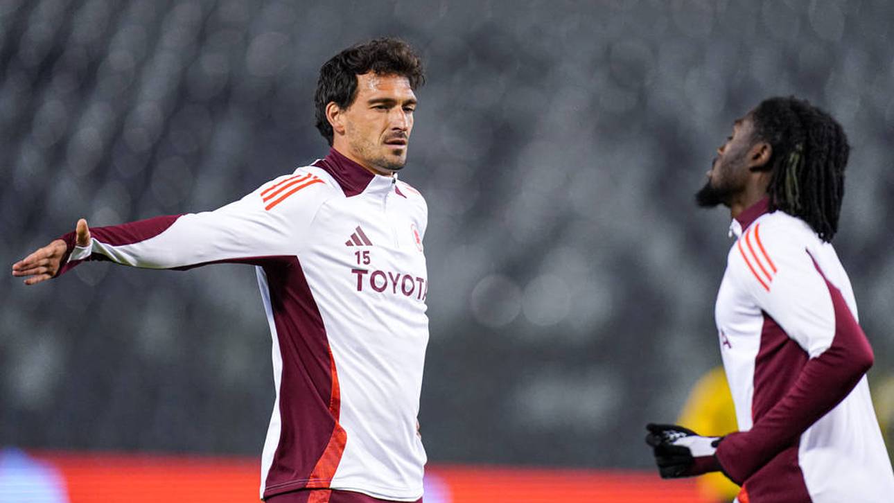 Die meiste Zeit darf sich Mats Hummels in Diensten der AS Rom nur neben dem Spielfeld aufwärmen