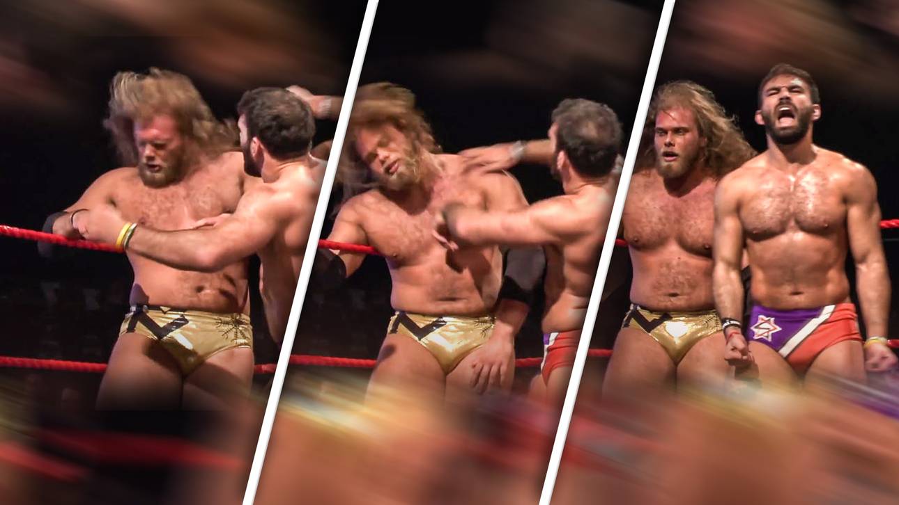 Irre Schlagserie im Wrestling-Ring