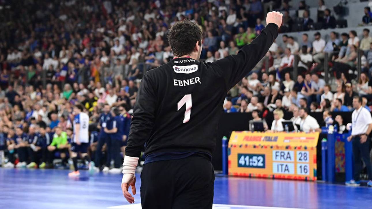 Domenico Ebner bei einem Länderspiel Italiens gegen Frankreich im April 2023