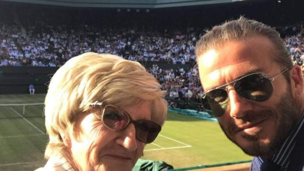 Da darf ein obligatorisches Selfie mit der Mama natürlich nicht fehlen