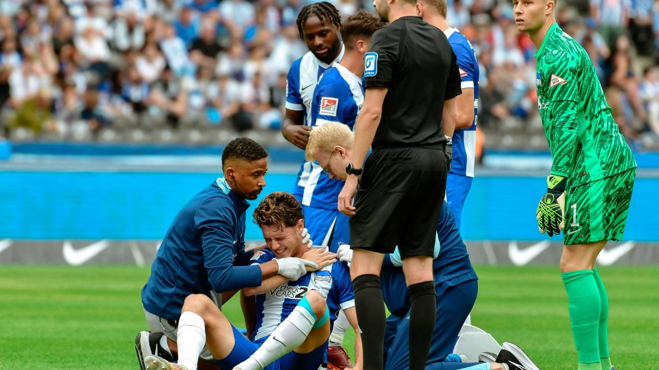 Hertha-Star nach übler Szene operiert