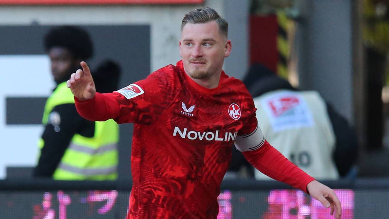 Marlon Ritter bejubelt seinen Treffer zum 1:0
