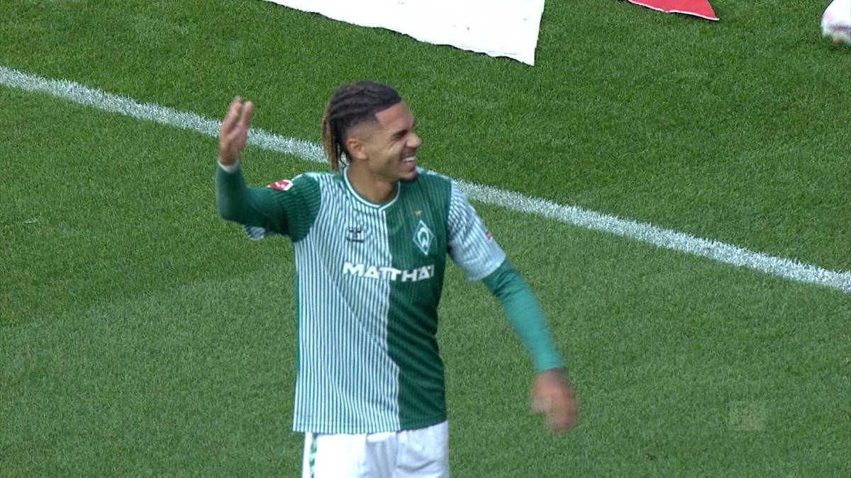 Justin Njinmah überzeugte bei Werder Bremens 4:0-Erfolg gegen Mainz als Joker. Mit einem Tor und einem Assist spielte sich der Youngster direkt in die Herzen der Fans.