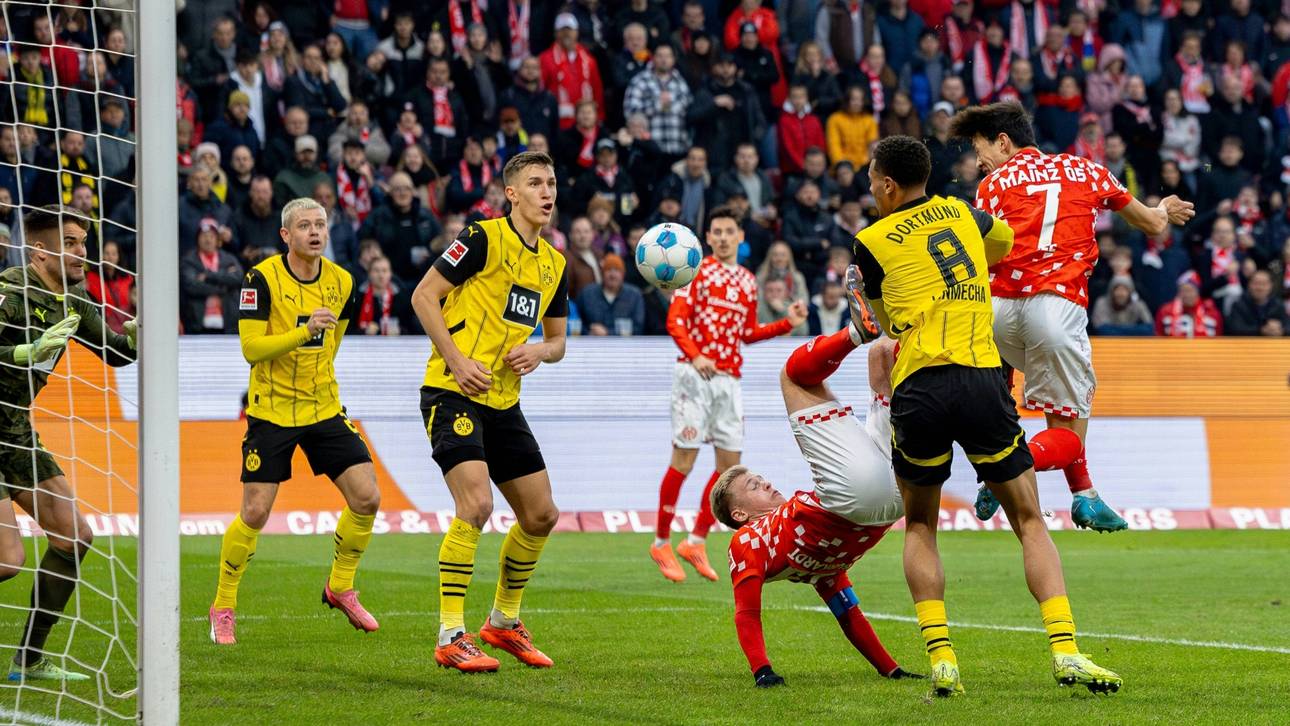 Can fliegt vom Platz: BVB verliert in Mainz