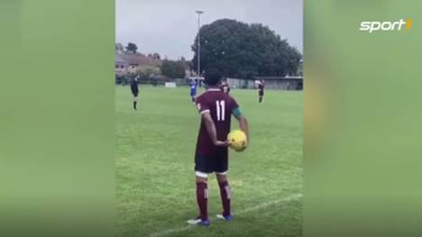 Champions-League-Sieger und Instagram-Star Patrice Evra hat am Samstag noch einmal seine Fußballschuhe geschnürt und hat in der elften englischen Liga sein Comeback gefeiert.