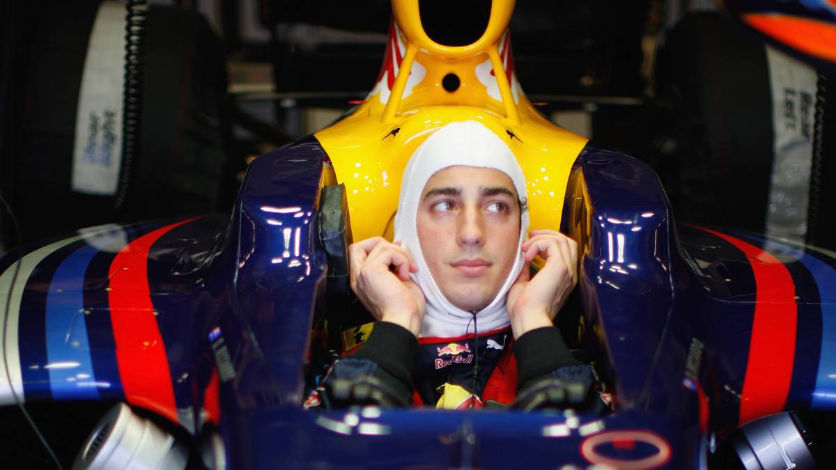 F1 Young Drivers Testing - Day Three Bereits ab 2009 fuhr Daniel Ricciardo für Red Bull als Testfahrer