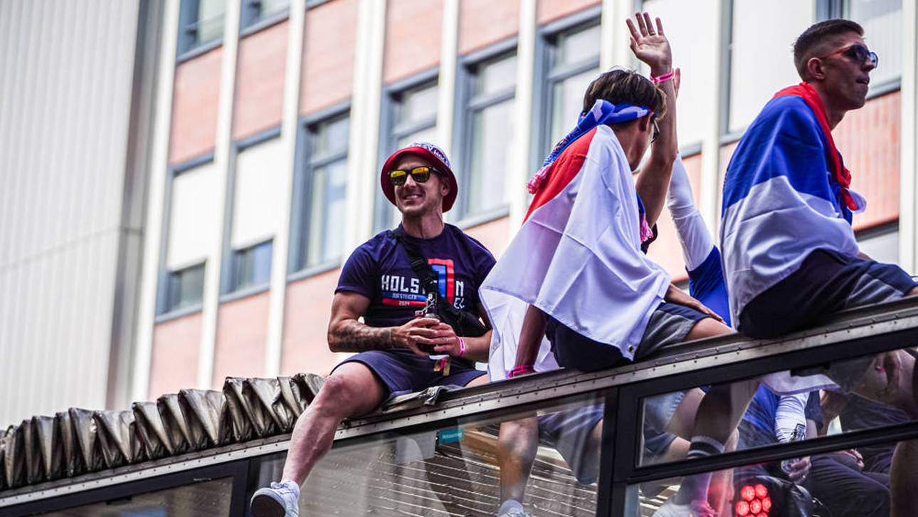 Lewis Holtby stieg mit Holstein Kiel in die Bundesliga auf