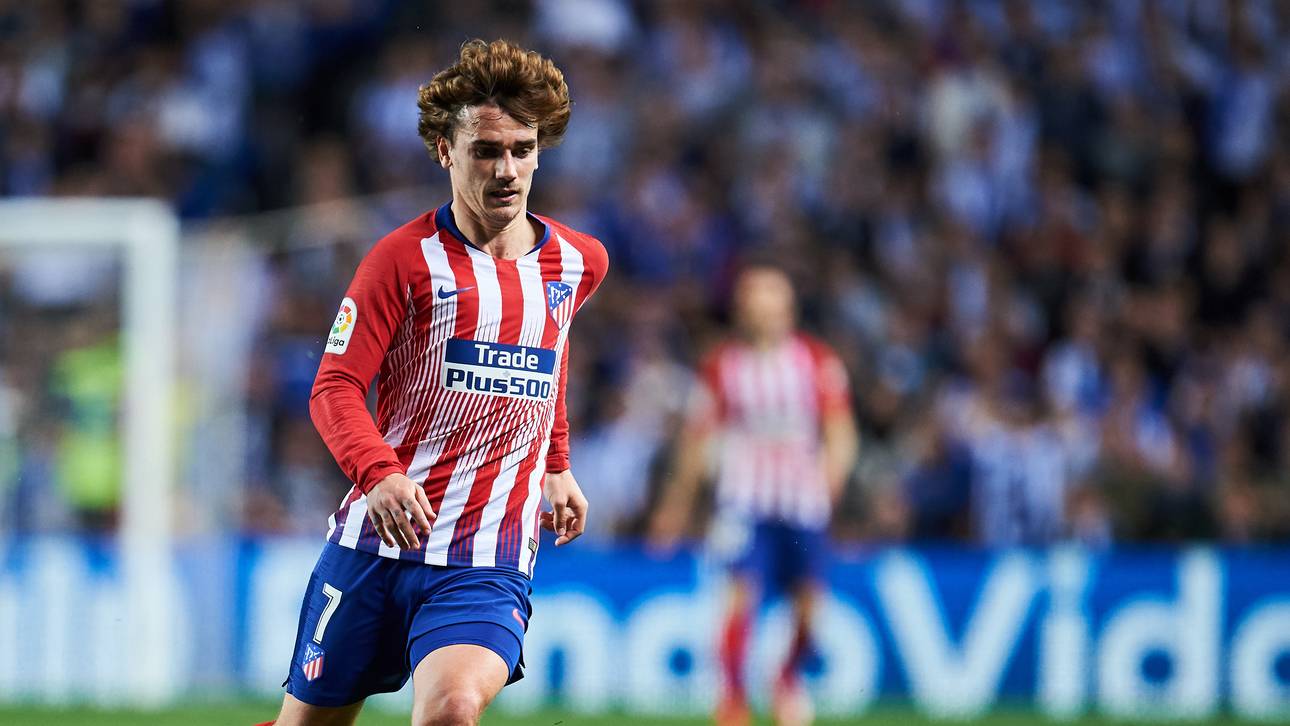 Real Sociedad v  Club Atletico de Madrid - La Liga Antoine Griezmann spielt bereits seit 2014 für Atletico Madrid und gewann mit den Hauptstädtern 2018 die UEFA Europa League