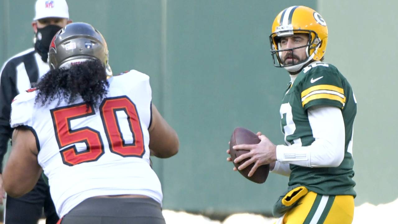 Quarterback Aaron Rodgers von den Green Bay Packers lässt seine Zukunft offen