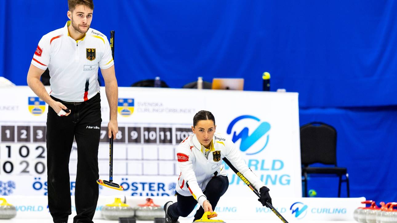 Deutsches Curling-Team siegt doppelt zum Start der Mixed-WM