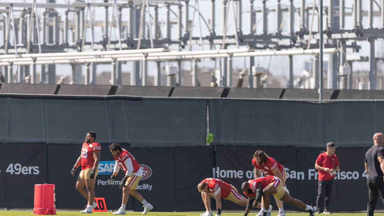 Die San Francisco 49ers trainieren direkt neben einem Umspannwerk
