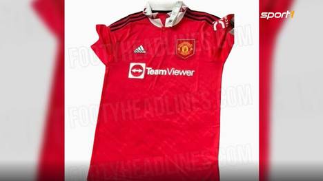 Diese Bilder der möglichen neuen Heimtrikots von Manchester United gehen in den Sozialen Medien viral. Ein Detail fällt dabei besonders auf. 