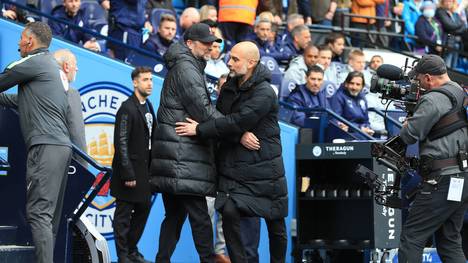Nach dem Premier-League-Showdown zwischen Manchester City und Liverpool sprechen Pep Guardiola und Jürgen Klopp über den harten Kampf um die Meisterschaft. 