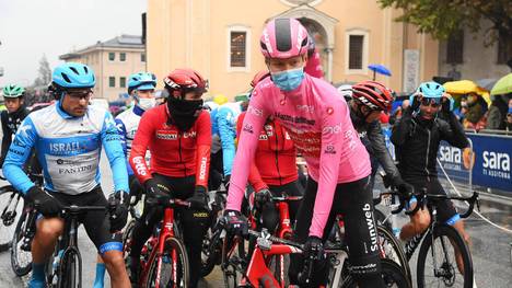 Der Start der 19. Etappe des Giro d'Italia wurde kurzfristig verschoben
