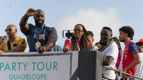 Teddy Riner wird auf Guadeloupe gefeiert